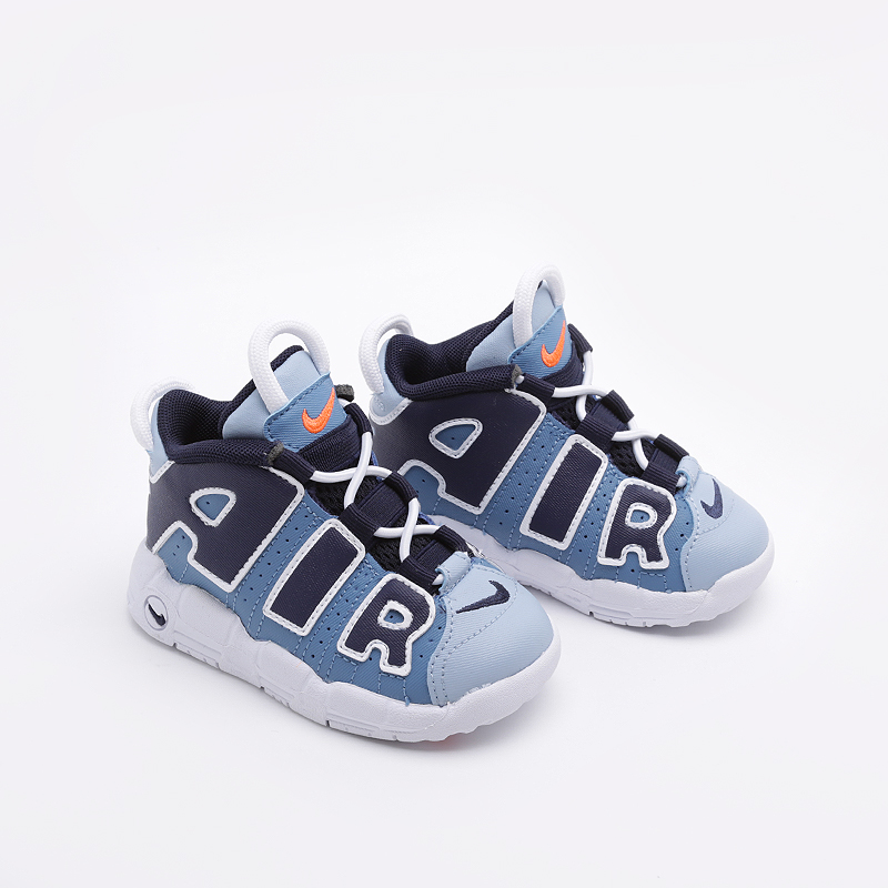 детские синие кроссовки Nike Air More Uptempo TD CK0825-404 - цена, описание, фото 1